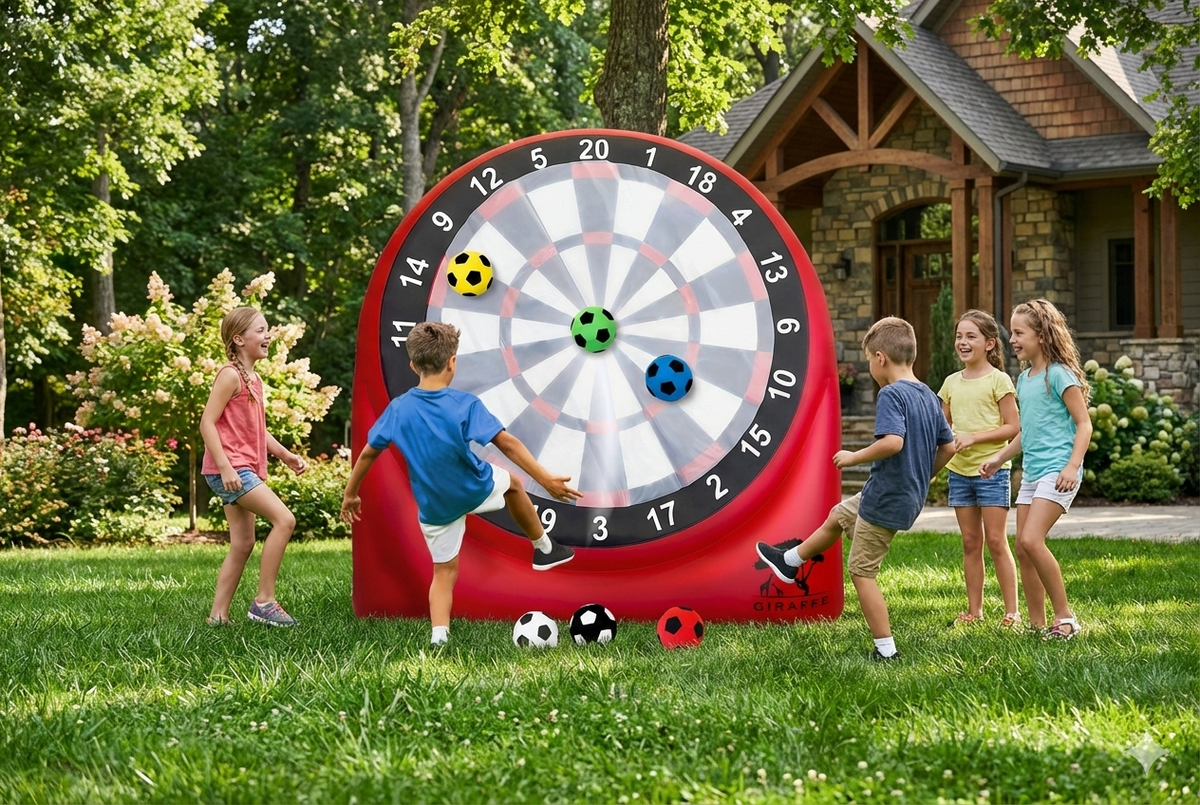 Giraffe Games Giant Inflatable Dartboard Game